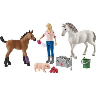 schleich® 42486 Arztbesuch bei Stute und Fohlen