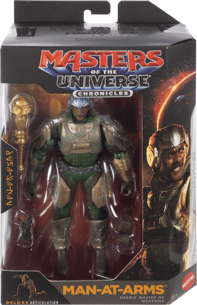 Mattel Masters of the Universe Chronicles Man-At-Arms 6.5-Inch Action Figure with 30 Points of Articulation for Ages 14+