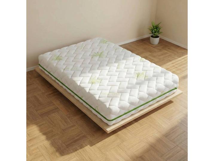 Taschenfederkernmatratze Aloe Soft 160 x 220cm Andere Weiß