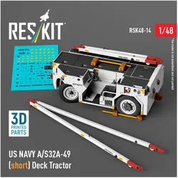 ResKit US NAVY A/S32A-49 (short) Deck Tractor (3D Printed model kit)