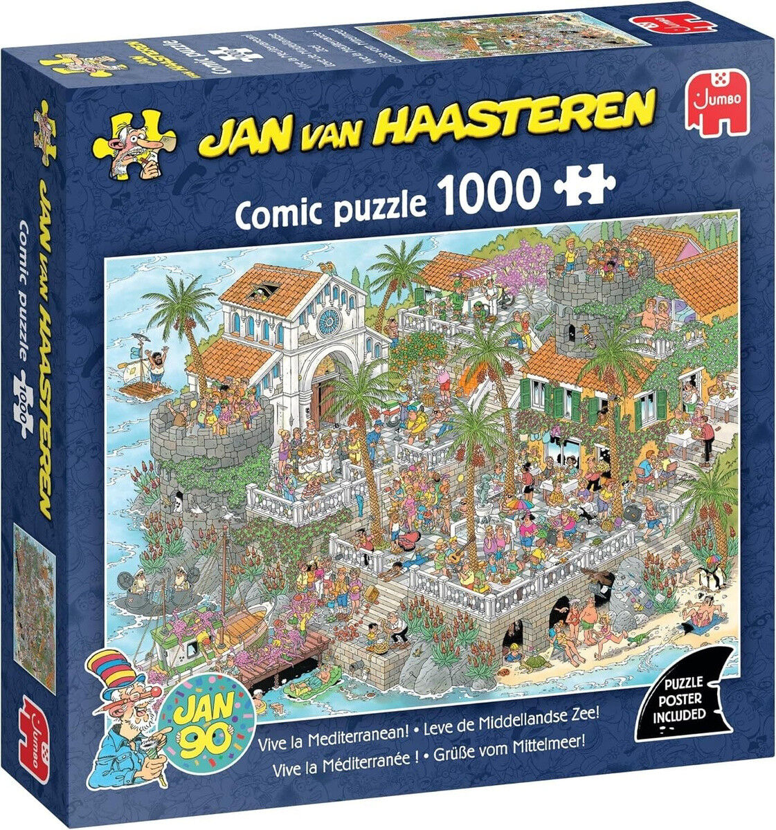 Jumbo Diset Puzzle 1000 pcs Jan van Haasteren Vive la Méditerranée! - Jumbo