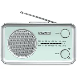 Muse Radio RADIO PRZENOŚNE MF-060AG FM/MW (FM, MW), Radio, Grün