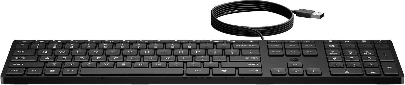 HP Inc. HP 320K-Tastatur für Desktop-PC, kabelgebunden 9SR37UT#ABD
