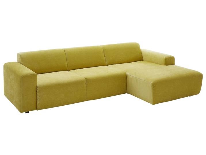 Beldomo Style Longchairkombination ERLANGEN, limone, Stoff