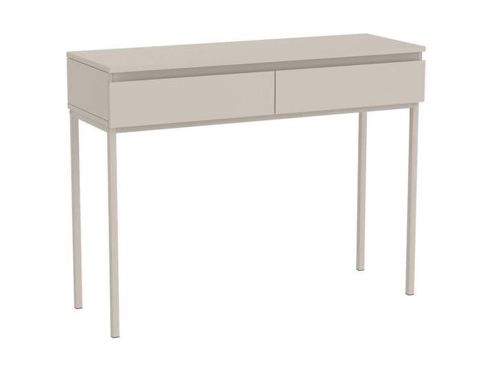 Hom`in Konsolentisch, Kaschmir, Metall, 2 Schublade(n) Schubladen, rechteckig, eckig, 35x77x100 cm, Bsci, Wohnzimmer, Wohnzimmertische, Konsolentische