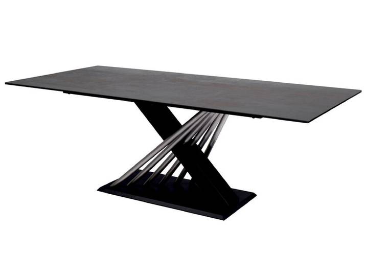 Esstisch MAXI 220 x 100 x 76 cm Keramik Metall...