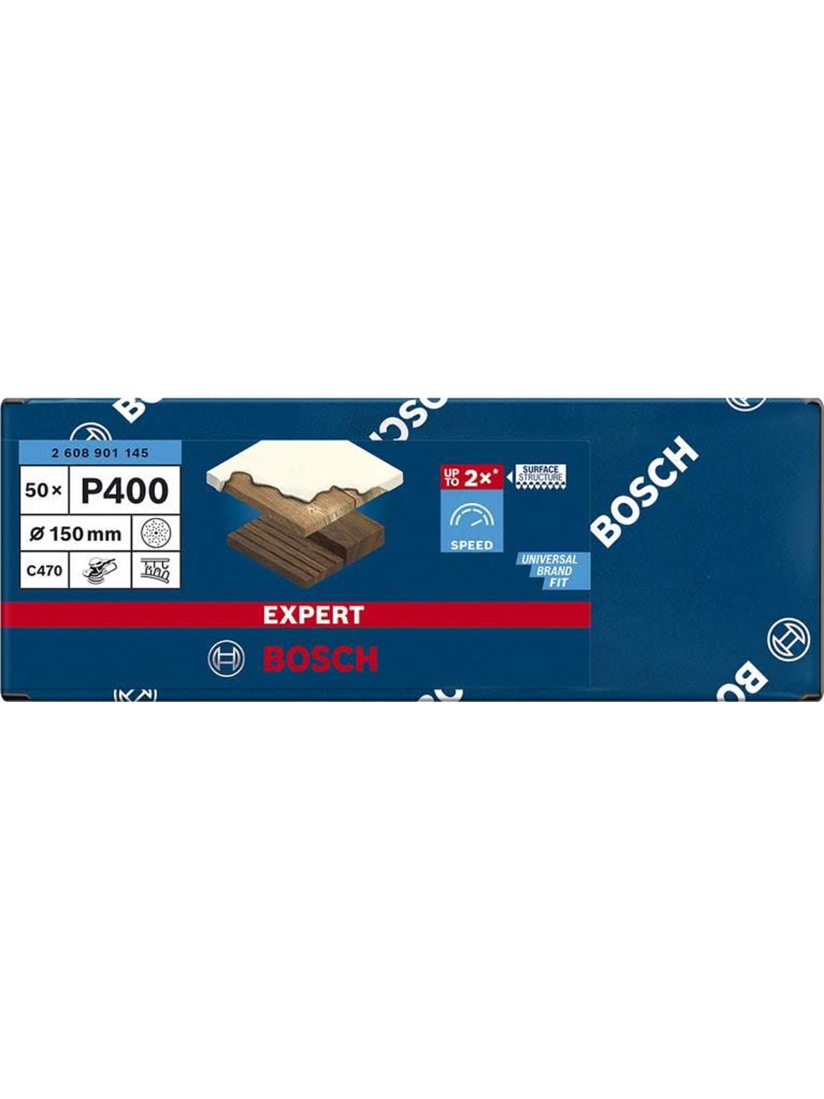 Bosch Expert C470 Sanding Discs P400 50pcs