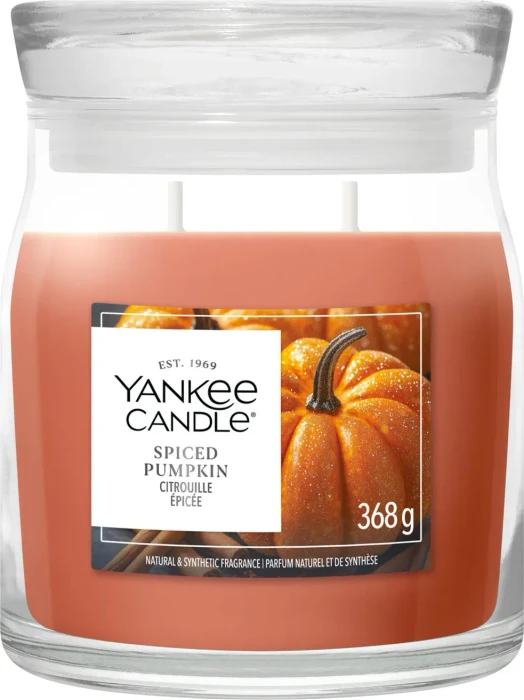 YANKEE CANDLE Signature Spiced Pumpkin 368 g