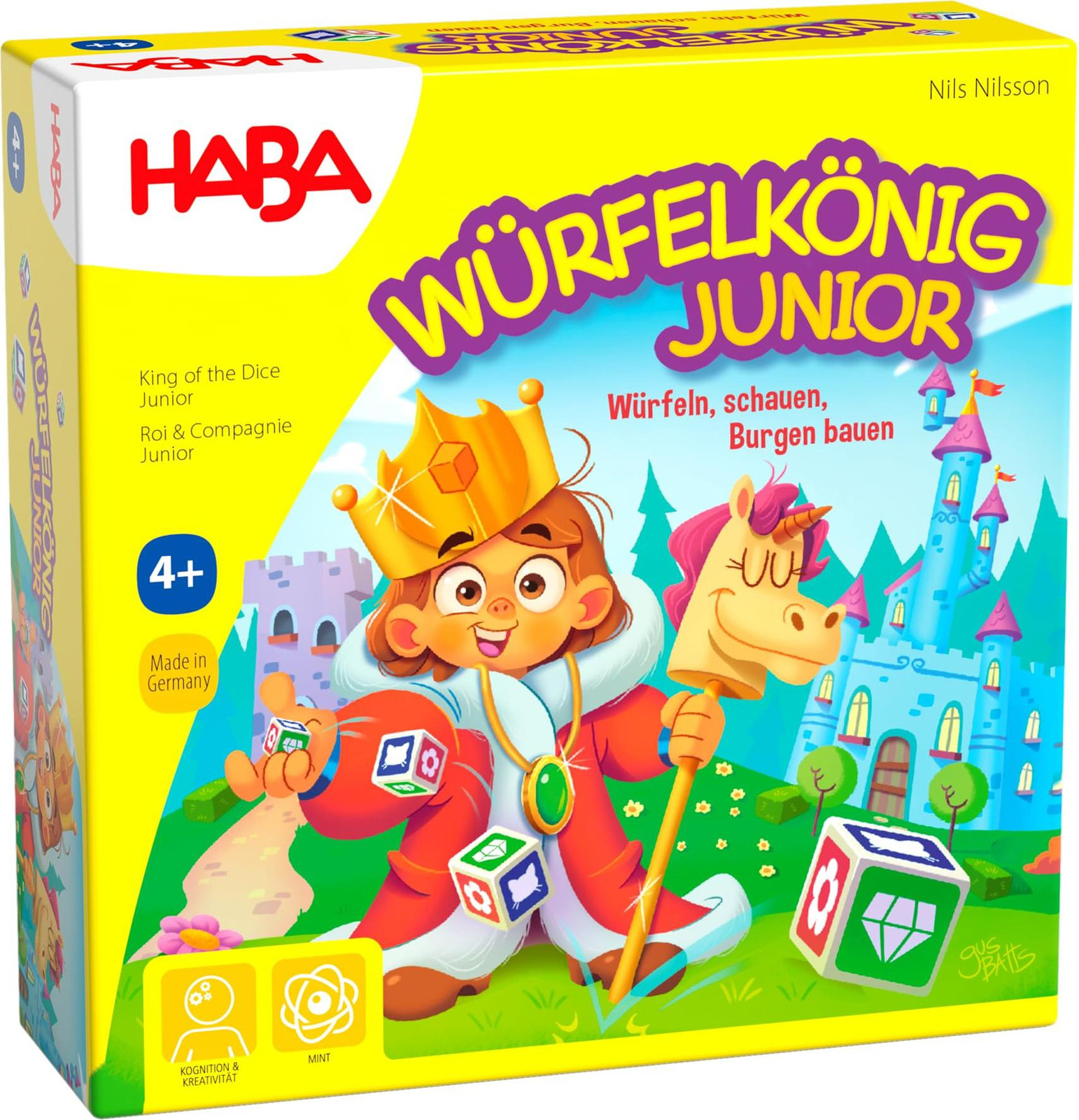 HABA Würfelkönig Junior dobbelspel voor kinderen vanaf 4 jaar