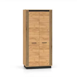 KLEIDERSCHRANK 2 Türen Solal Holz