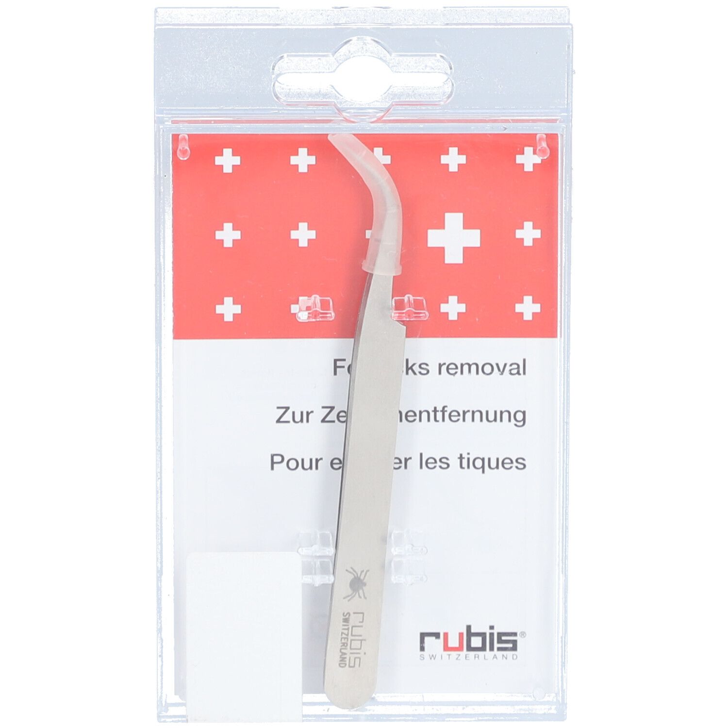Rubis Zeckenpinzette Inox 1 St Zange