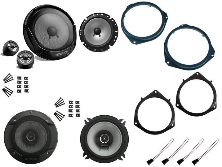 DSX Kenwood Lautsprecher Set für Opel Corsa E X15 Tür vorne hinten 560 W Auto-Lautsprecher (60 W)