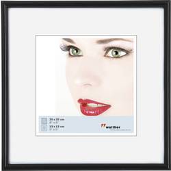 walther+ design KB220H Bilder Wechselrahmen Papierformat: 20 x 20 cm (B x H) 20 cm x 20 cm Schwarz