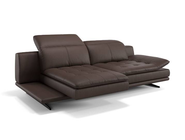 Leder Couch NIZZA Leder Sofa Relaxcouch 2Sitzer