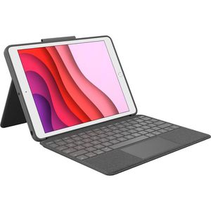 Logitech Tablet-Hülle Combo Touch, 920-009624, grafit, für Apple iPad 7.-9. Generation, mit Tastatur