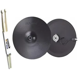 Roland VH-14D Hi-Hat Pad für E-Drum 14 Zoll mit Sticks (E-Drum), Schlagzeug