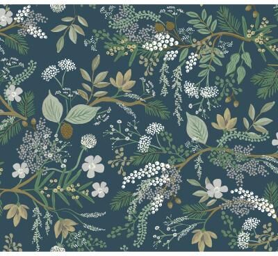 Rifle Paper Co.Juniper Forest Green Peel and Stick Wallpaper