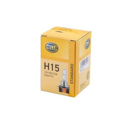 HELLA Glühlampe, Park-/Positionsleuchte 8gj168119001 H15 für DAF VW