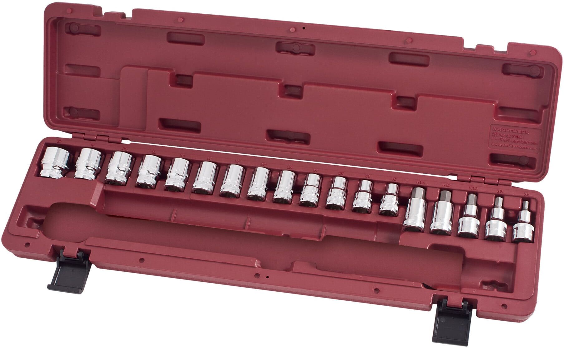 Kraftwerk Stecknuss-Satz für 3235K/3236K, 18-tlg. (3235S)