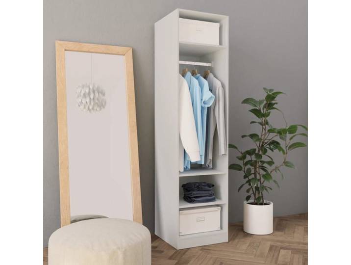 Lemon Garde-robe Armoire de chambre VIDAXL Armoire de chambre Meuble Blanc 50x50x200 cm - bois d'ingénierie CCL91628366