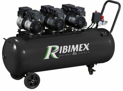 Ribimex Compresseur d air 3 x 1cv cuve 100 litres silencieux