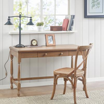 Martha Stewart Bedford Tabitha Solid Wood Desk with 1 Drawer and turned legs