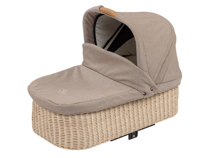 Babykorb IDA Sand geflochten