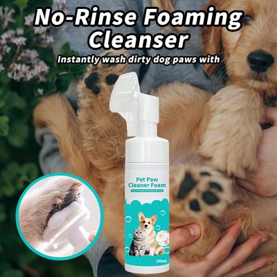 Happy Pet Pantry Pet Paw Cleaner Foam For Dogs & Cats Gentle Foot Wash Hygiene Care 150ml Pet Paw Cleaner Foam For Dogs & Cats Gentle Foot Wash Hygiene Care 150ml