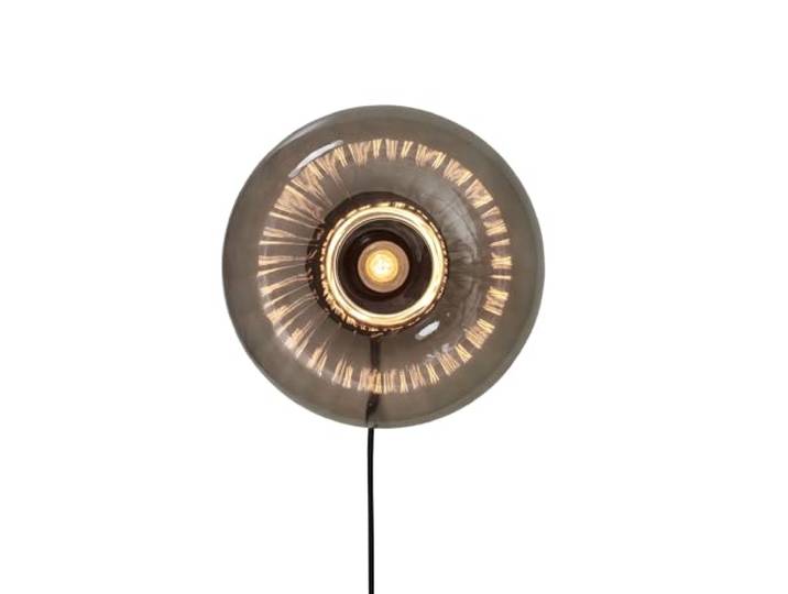 it's about RoMi Wandlampe Brussels - Anthrazit - Ø27cm