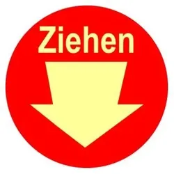 Werkstarck, Sicherheitskennzeichnung, Langnachleuchtende Türmarkierungen