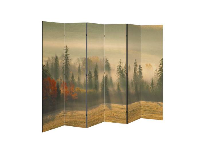 SPACEREBELS Paravent GILDING HOURS (1 St), Raumteiler mit 6 Paneelen, einseitig bedruckt, 228 x 168 cm