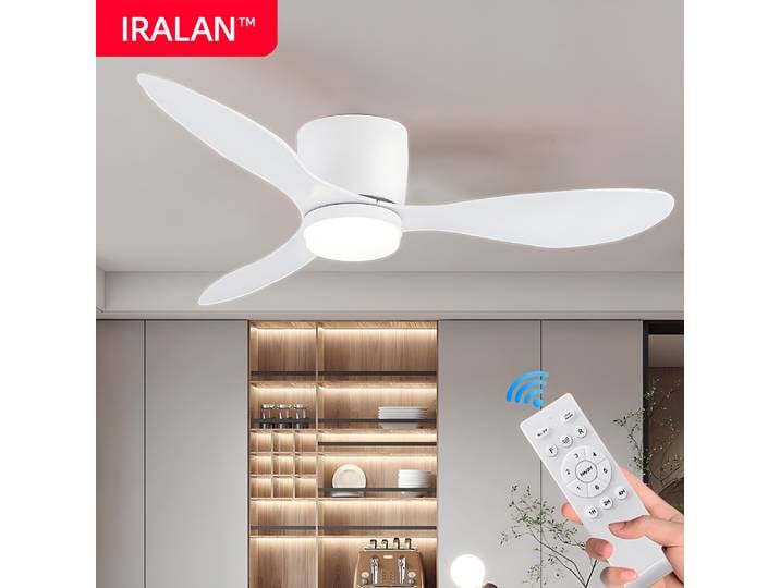 Ventilateur de plafond moderne IRALAN, ventilateur de circulation d'air pour appartement, chambre, salon, intérieur, Circulite