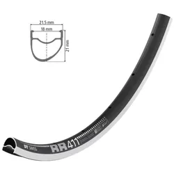 DT SWISS Felge 28" RR 411 asymmetric
