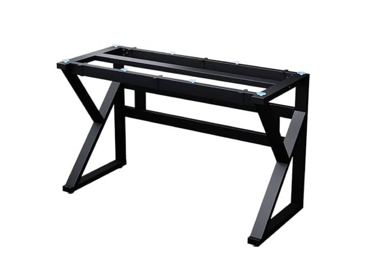 JIiopCFegh Tischbeine, Breite, verstellbare Schutzfüße(Black,100x40x72cm)