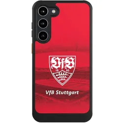 Nivocase Hülle für Samsung Galaxy S23+ Handyhülle NIVOcore Case Schwarz Offizielles Lizenzprodukt Stadion (Samsung Galaxy S23+), Smartphone Hülle, Schwarz