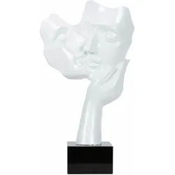 SKULPTUR Weiß 27/50 cm