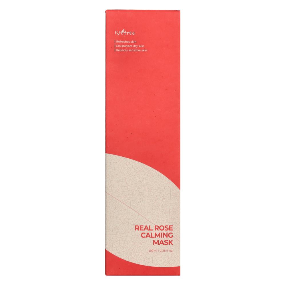 Isntree Real Rose Calming Face Mask 3.38 fl. oz. Moisturizing Nourishing and Soothing with 60% Damask Rose W (100 ml) (8809581076334)