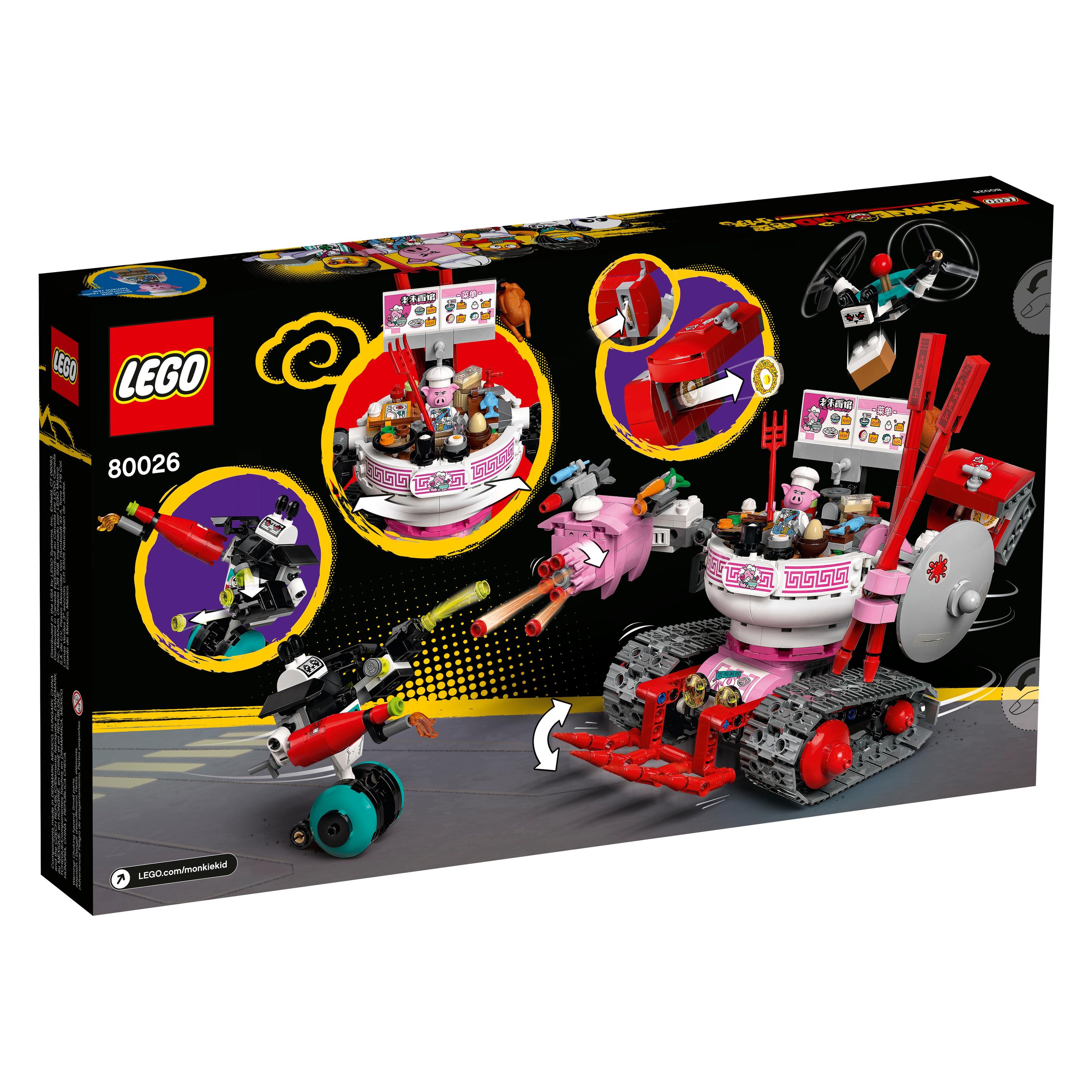 LEGO Monkie Kid Pigsys Nudelwagen (80026, LEGO Monkie Kid) (80026)
