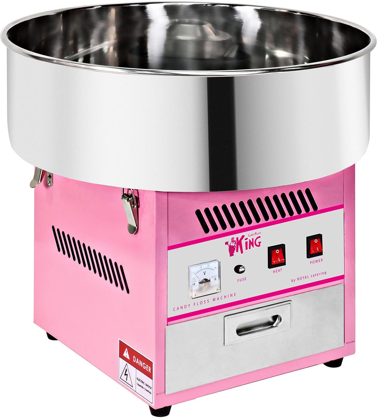 Royal Catering Candyfloss-maskine - 52 cm - 1200 W RCZK-1200-W