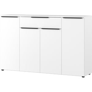 Germania Sideboard Mailand, 4374-84, weiß, mit Türen und Schubladen, Maße: 160 x 101cm