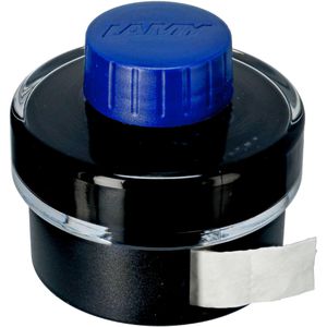 Lamy Tintenfass T52, 1208933, blau, mit integrierter Löschpapierrolle, 50 ml