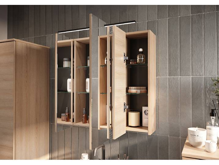 Armoire de toilette Lavega 76 x 71 x 23cm Marron