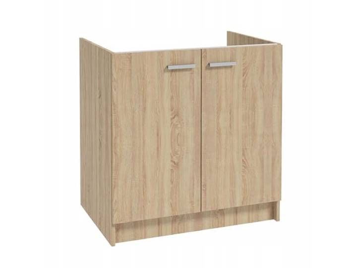 Stamar Küchenschrank 80 cm Sonoma Eiche Standschrank 46cm Tiefe Ohne Spüle Ohne Armatur Montagefertig