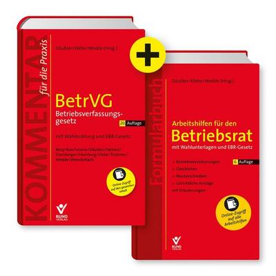Kombi-Paket BetrVG (20. Auflage) + Arbeitshilfen (6. Auflage), Taschenbuch von , Bund-Verlag GmbH, 978-3-7663-7646-6