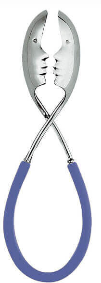 Bugatti Kiss Salad Tongs Blue