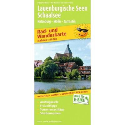 Publicpress Rad- und Wanderkarte Lauenburgische Seen, Schaalsee 1:50.000, Sonstige von , KOMPASS Freytag & Berndt, 978-3-7473-0359-7