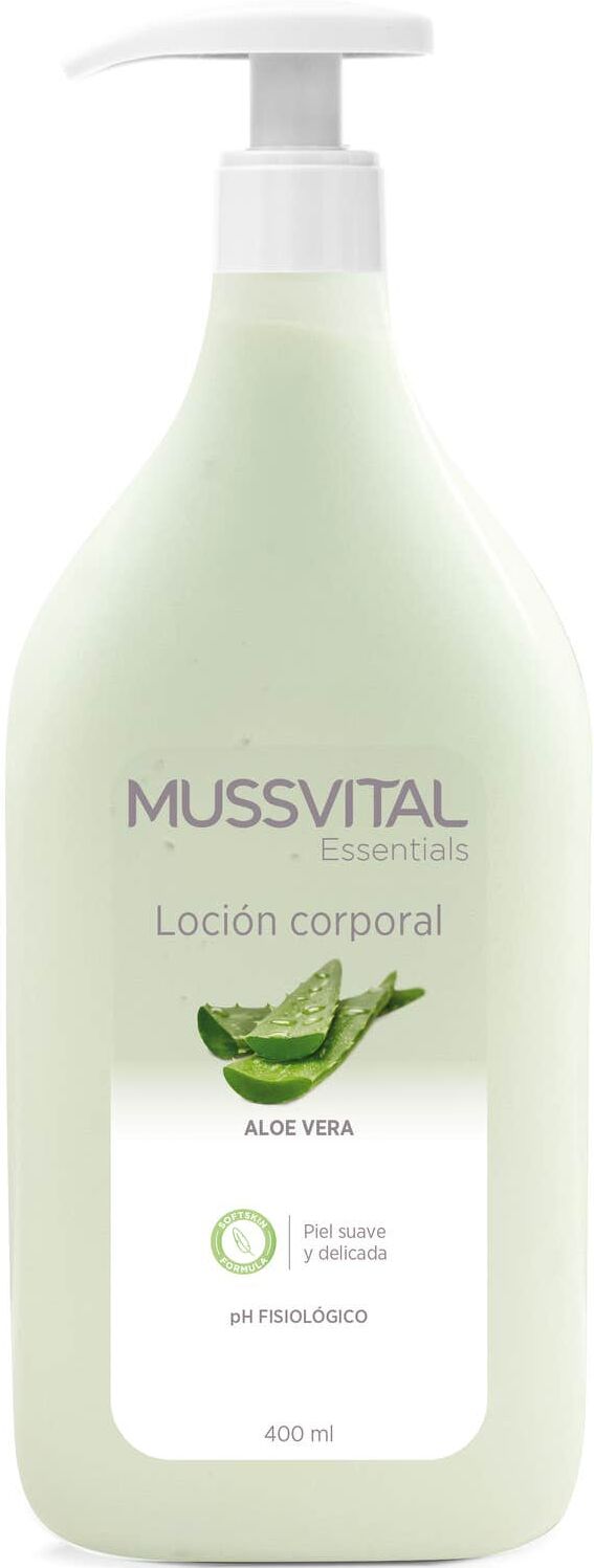 MUSSVITAL Essentials Loción Corporal Aloe Vera 400 ml