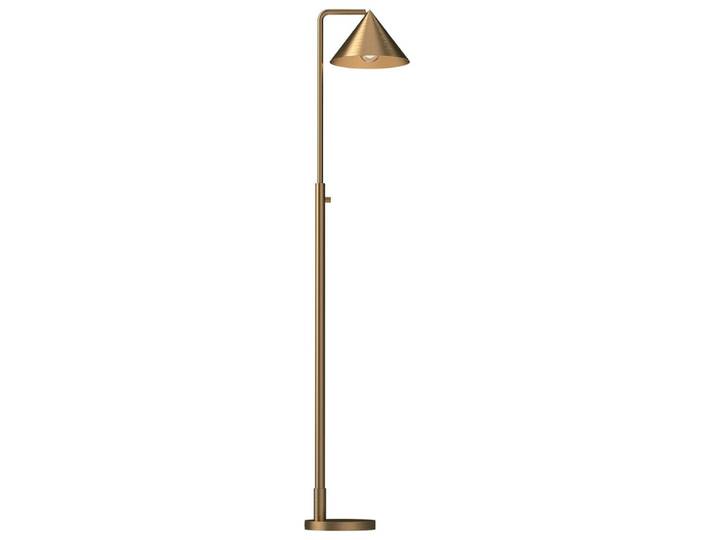 Lampadaire Acier Or brossé