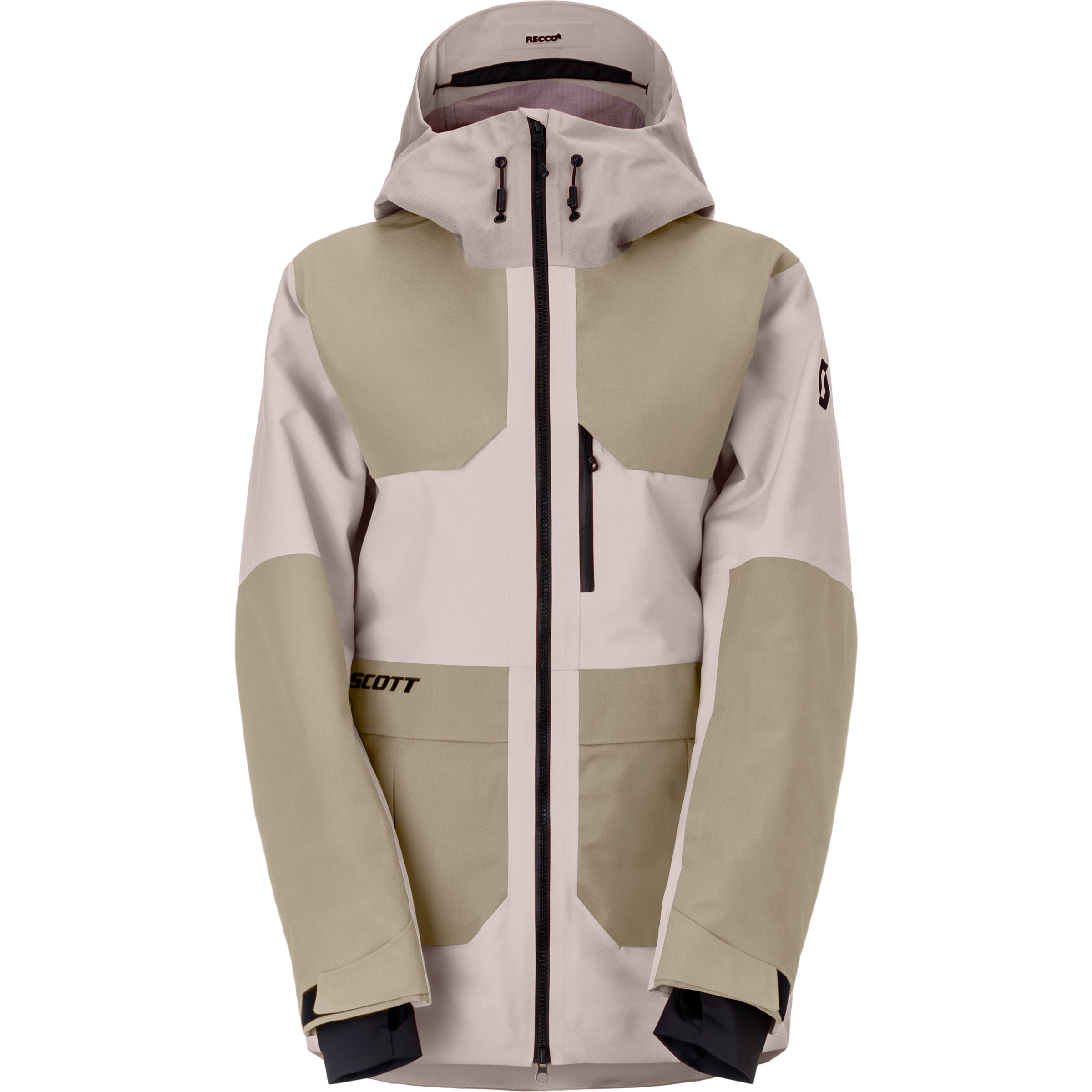 Scott Vertic Utility 3L Damen Regenjacke beige Größe XS Freeride Wasserdicht Wasserabweisend