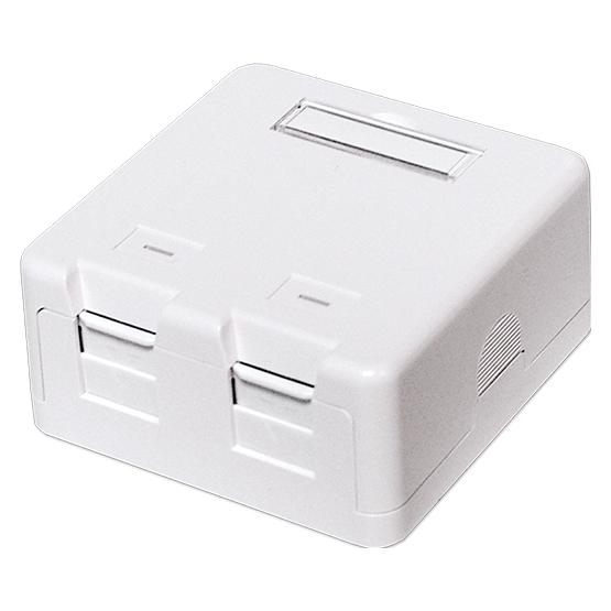 LogiLink Keystone Aufputzdose (Netzwerk Zubehör) (DS-KC-MB2)